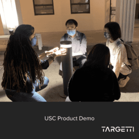 Working with Students from USC – sharing the love of light.