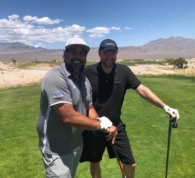 Golf in support of Las Vegas rescue mission.
