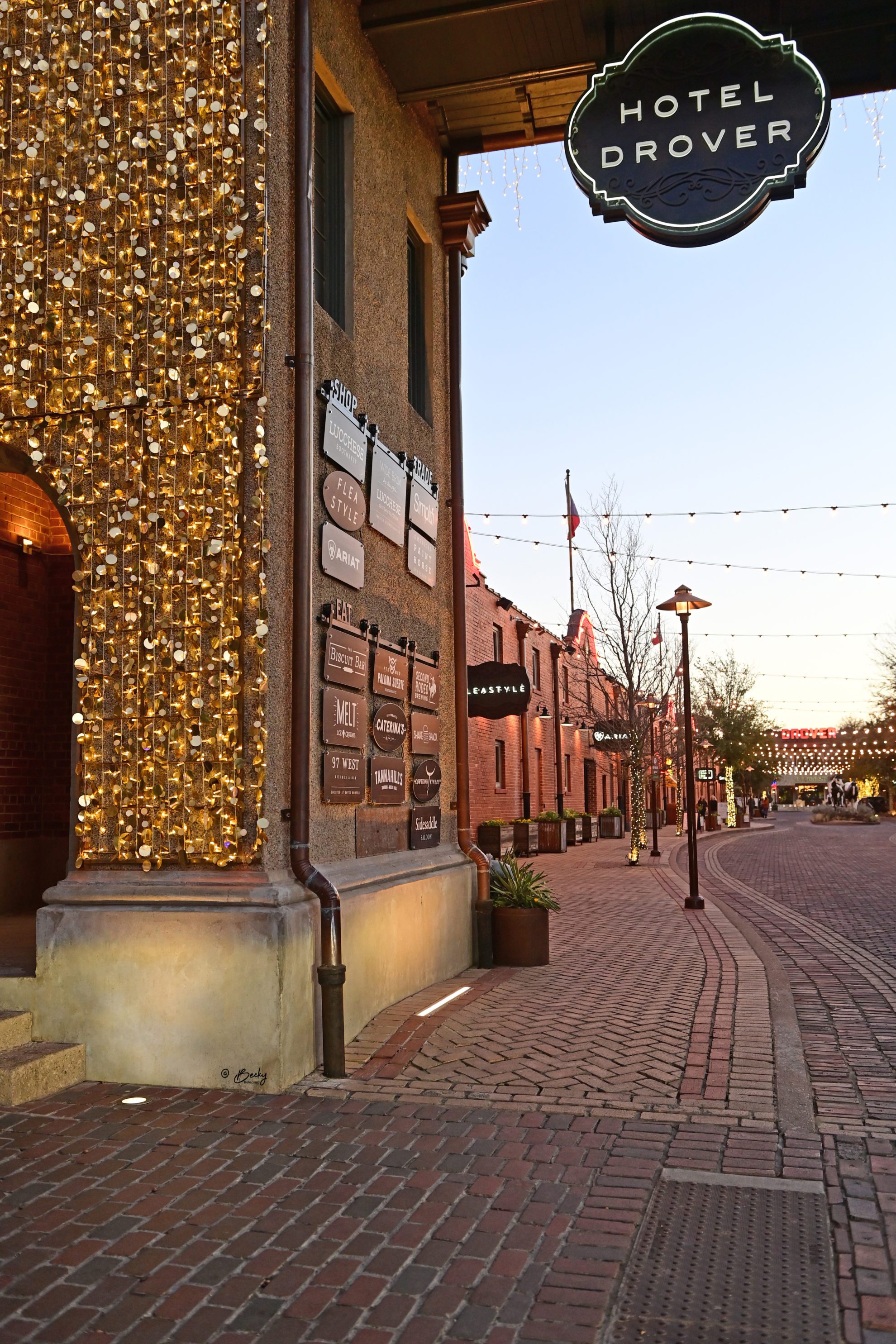 Mule Alley - Fort Worth Stockyards & Hotel Drover - Targetti