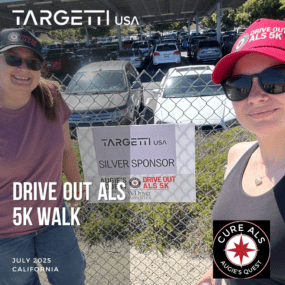 Targetti proud sponsor of 2025 Drive Out ALS 5K Walk