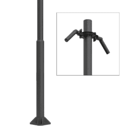 ROUND STRAIGHT ARCHITECTURAL STEPPED POLE