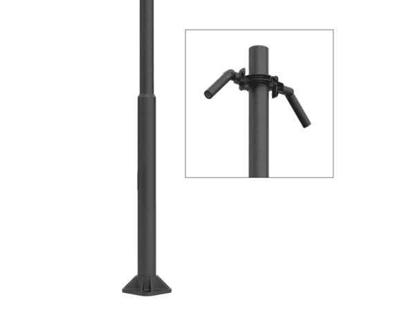 ROUND STRAIGHT ARCHITECTURAL STEPPED POLE